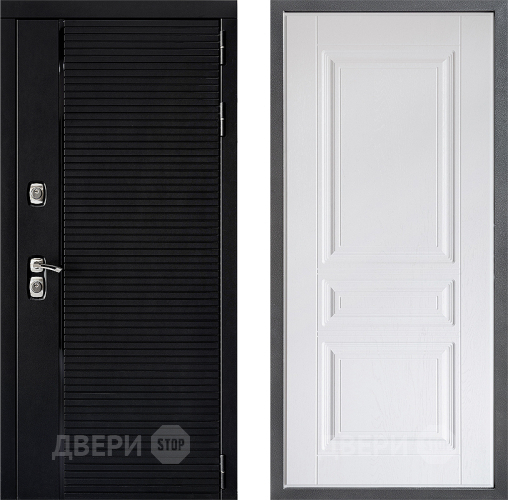 Входная металлическая Дверь Дверной континент ДК-1 ФЛ-243 Альберо Браш серебро в Троицк