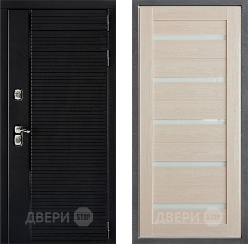 Входная металлическая Дверь Дверной континент ДК-1 ФЛ-47 Лиственница белая в Троицк