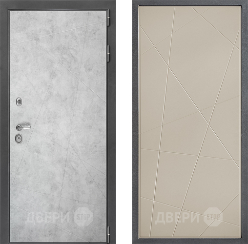 Входная металлическая Дверь Дверной континент ДК-3/743 ФЛ-655 Капучино в Троицк