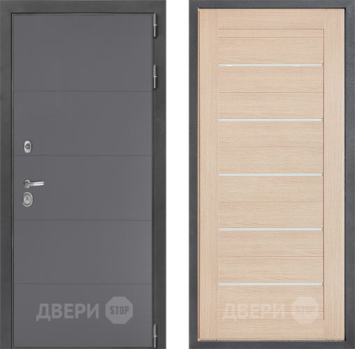 Входная металлическая Дверь Дверной континент ДК-3/649 ФЛ-46 Капучино в Троицк