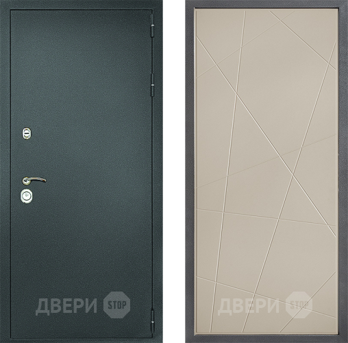 Дверь Дверной континент Рубикон Серебро Дизайн ФЛ-655 Капучино в Троицк