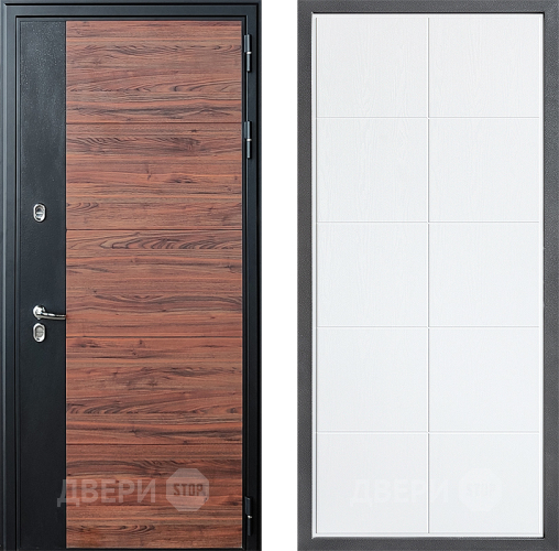 Дверь Дверной континент ДК-15 Красное Дерево ТЕРМО ФЛ-Кватро Белое дерево в Троицк