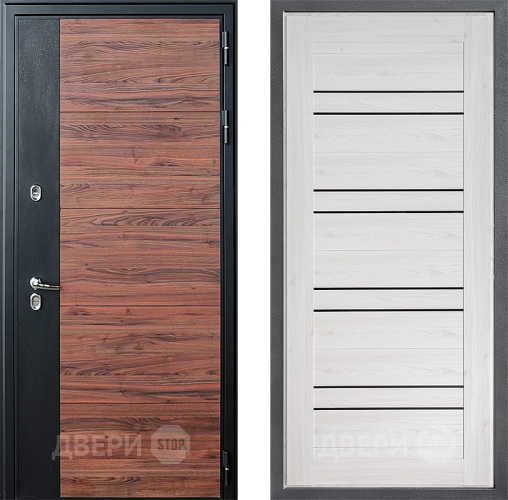 Дверь Дверной континент ДК-15 Красное Дерево ТЕРМО ФЛ-49 Сосна белая в Троицк