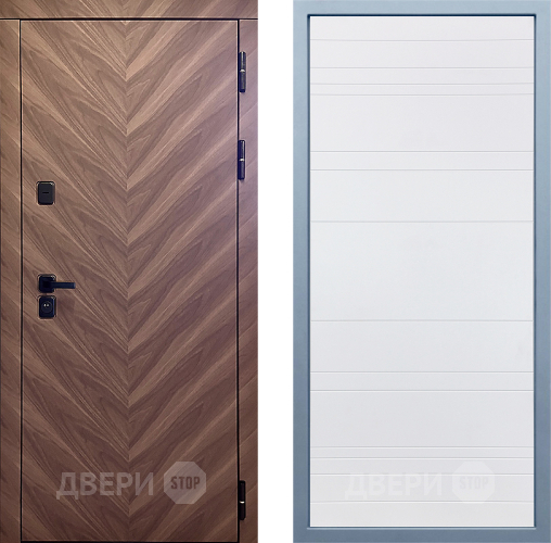 Входная металлическая Дверь Дива МД-98 Д-5 Белый в Троицк