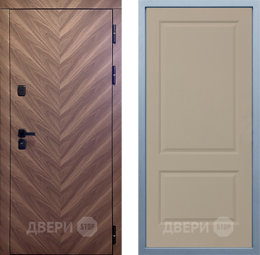 Входная металлическая Дверь Дива МД-98 Д-7 Шампань в Троицк