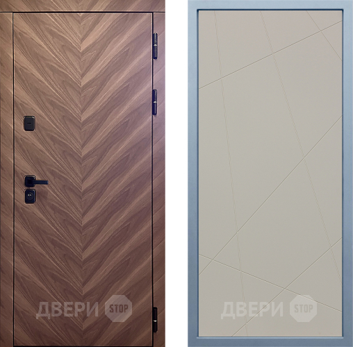 Входная металлическая Дверь Дива МД-98 Д-11 Шампань в Троицк