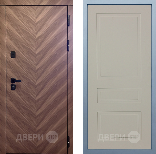 Входная металлическая Дверь Дива МД-98 Н-7 Шампань в Троицк