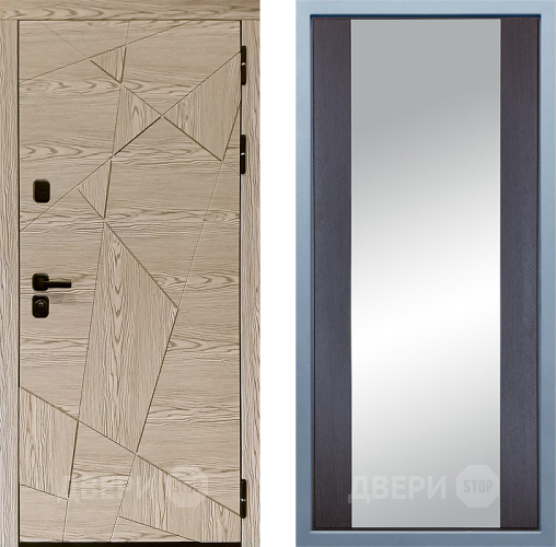 Дверь Дива МД-97/1 Д-15 Зеркало Венге в Троицк