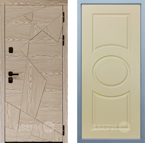 Входная металлическая Дверь Дива МД-97/1 Д-8 Шампань в Троицк