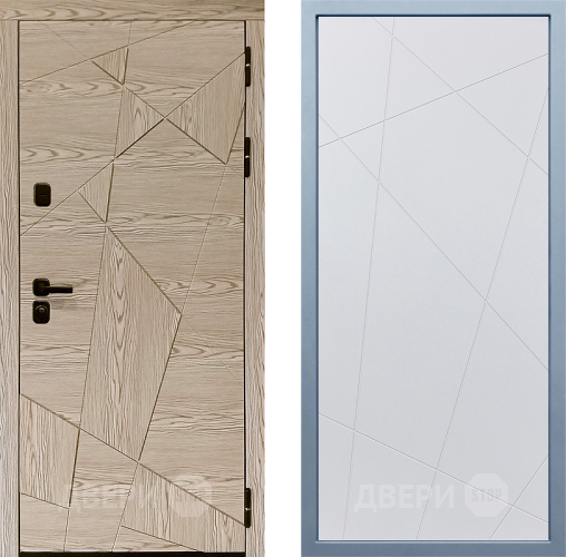 Входная металлическая Дверь Дива МД-97/1 Д-11 Белый в Троицк