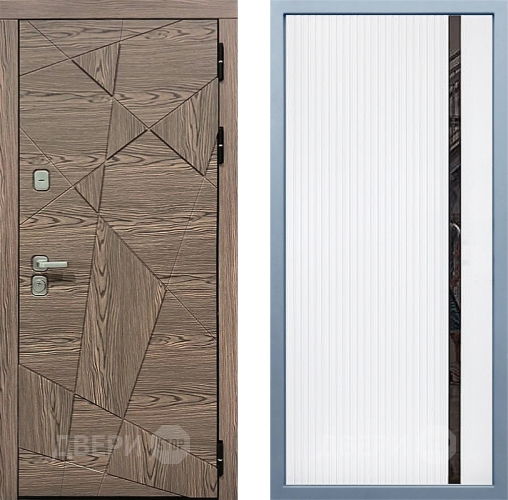 Входная металлическая Дверь Дива МД-97/2 МХ-46 Белый матовый в Троицк