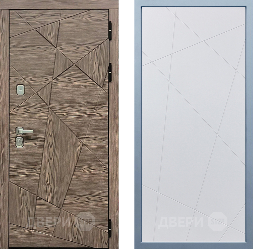 Входная металлическая Дверь Дива МД-97/2 Д-11 Белый в Троицк