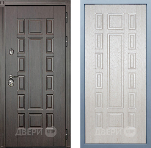 Входная металлическая Дверь Дива МД-38 М-2 Дуб филадельфия крем в Троицк