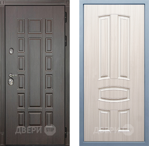 Входная металлическая Дверь Дива МД-38 М-3 Сандал белый в Троицк