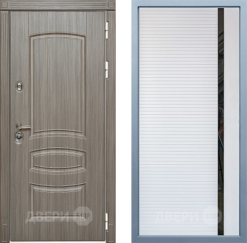 Входная металлическая Дверь Дива МД-42 МХ-45 Белый матовый в Троицк