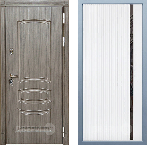 Входная металлическая Дверь Дива МД-42 МХ-46 Белый матовый в Троицк