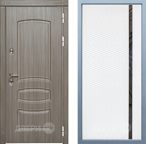 Входная металлическая Дверь Дива МД-42 МХ-47 Белый матовый в Троицк