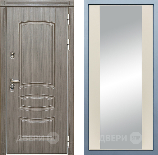 Входная металлическая Дверь Дива МД-42 Д-15 Зеркало Шампань в Троицк