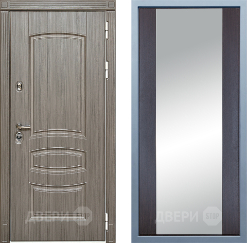 Входная металлическая Дверь Дива МД-42 Д-15 Зеркало Венге в Троицк