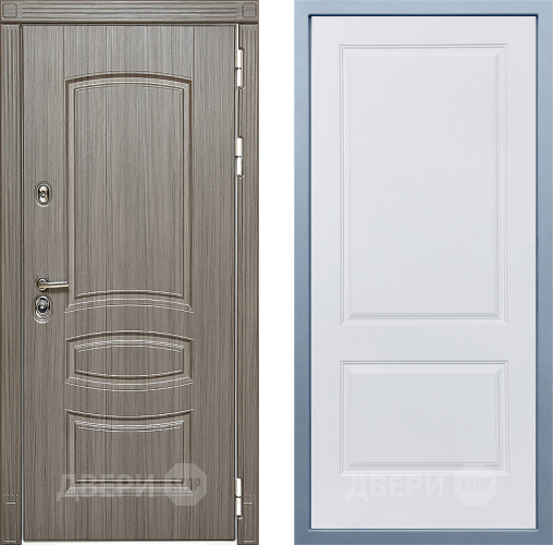 Дверь Дива МД-42 Д-7 Белый в Троицк