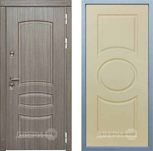 Входная металлическая Дверь Дива МД-42 Д-8 Шампань в Троицк
