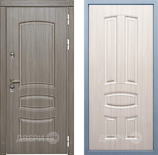 Входная металлическая Дверь Дива МД-42 М-3 Сандал белый в Троицк