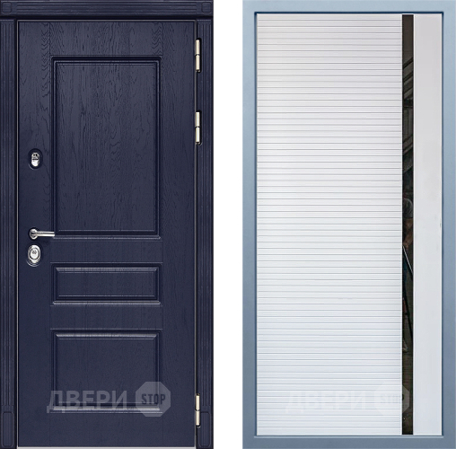 Входная металлическая Дверь Дива МД-45 МХ-45 Белый матовый в Троицк