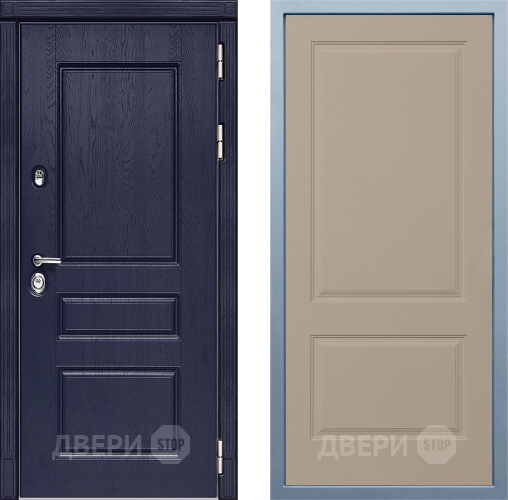 Входная металлическая Дверь Дива МД-45 Д-7 Шампань в Троицк