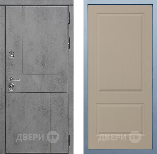 Входная металлическая Дверь Дива МД-48 Д-7 Шампань в Троицк