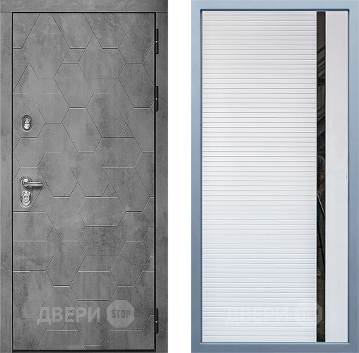 Входная металлическая Дверь Дива МД-51 МХ-45 Белый матовый в Троицк