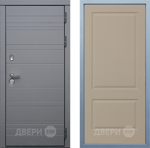 Входная металлическая Дверь Дива МД-39 Д-7 Шампань в Троицк