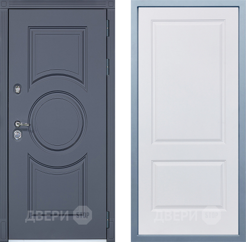 Дверь Дива МХ-30 STR Д-7 Белый в Троицк