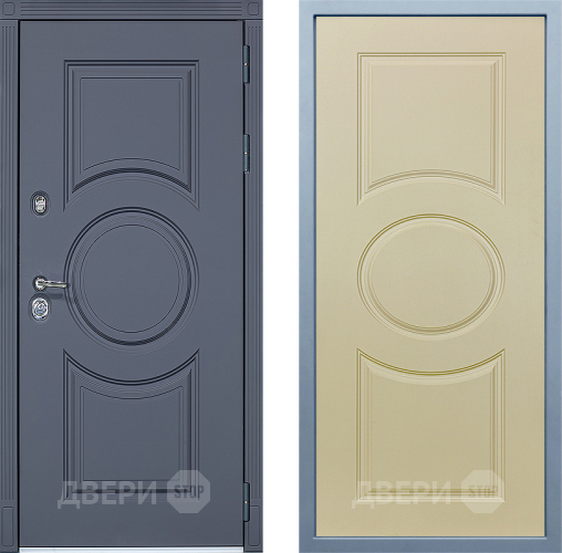 Входная металлическая Дверь Дива МХ-30 STR Д-8 Шампань в Троицк