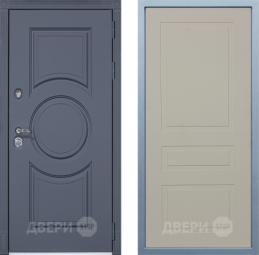 Входная металлическая Дверь Дива МХ-30 STR Н-7 Шампань в Троицк