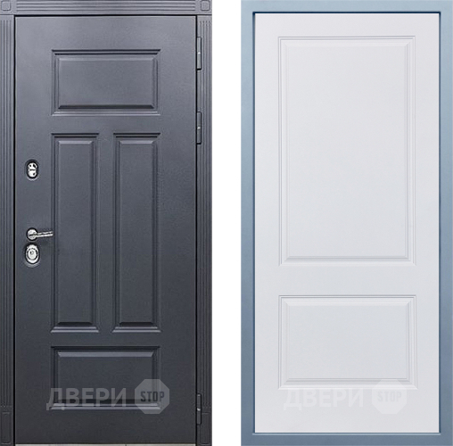 Входная металлическая Дверь Дива МХ-29 STR Д-7 Белый в Троицк