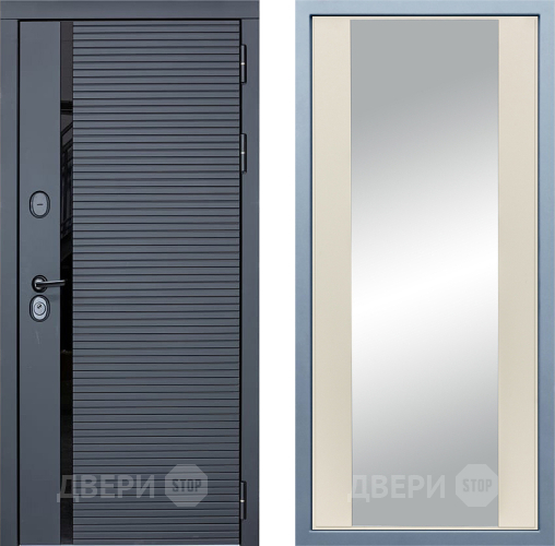 Входная металлическая Дверь Дива МХ-45 STR Д-15 Зеркало Шампань в Троицк