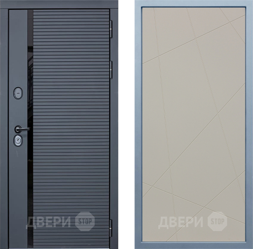 Входная металлическая Дверь Дива МХ-45 STR Д-11 Шампань в Троицк