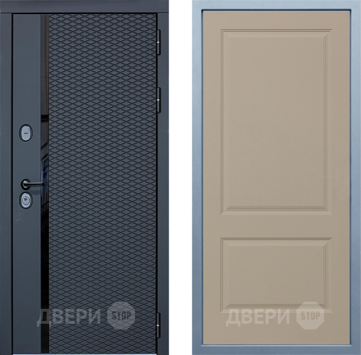 Входная металлическая Дверь Дива МХ-47 STR Д-7 Шампань в Троицк