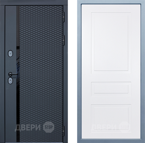 Входная металлическая Дверь Дива МХ-47 STR Н-13 Белый в Троицк