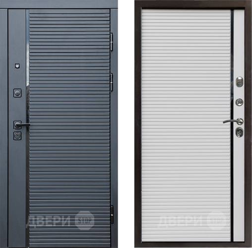 Входная металлическая Дверь Престиж Черная Линия Porte Белый в Троицк