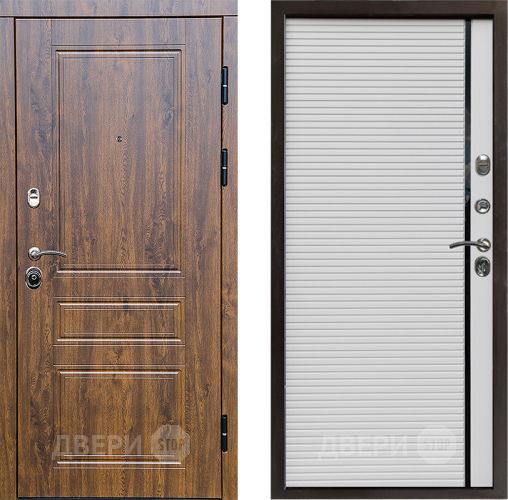 Входная металлическая Дверь Престиж Классика Дуб Porte Белый в Троицк