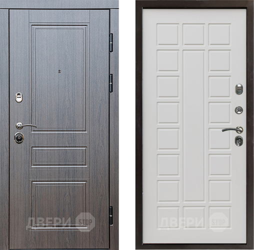 Входная металлическая Дверь Престиж Классика Венге Престиж Бежевый мат в Троицк