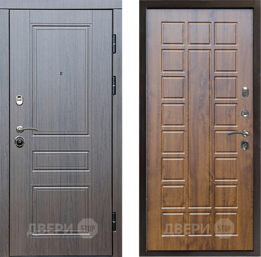 Входная металлическая Дверь Престиж Классика Венге Престиж Дуб в Троицк