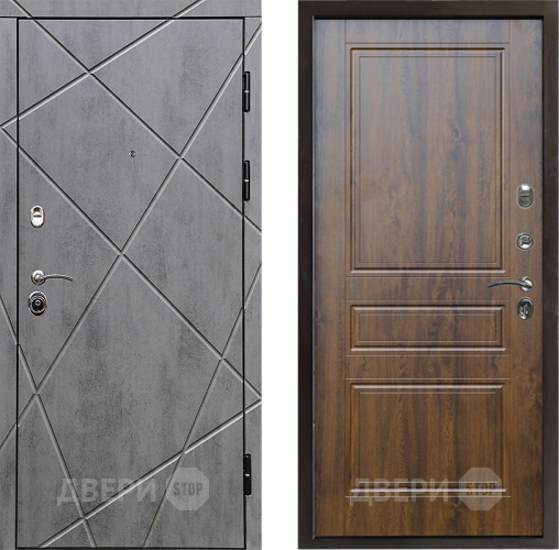 Входная металлическая Дверь Престиж Лучи Классика Дуб в Троицк