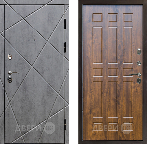 Входная металлическая Дверь Престиж Лучи Спарта Дуб в Троицк