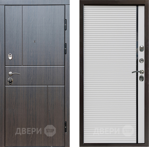 Входная металлическая Дверь Престиж Горизонт Венге Porte Белый в Троицк