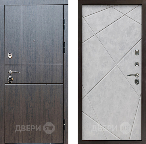 Дверь Престиж Горизонт Венге Лучи Бетон светлый в Троицк