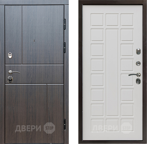 Входная металлическая Дверь Престиж Горизонт Венге Престиж Бежевый мат в Троицк