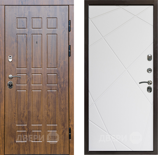 Дверь Престиж Стандарт Лучи Бетон белый в Троицк