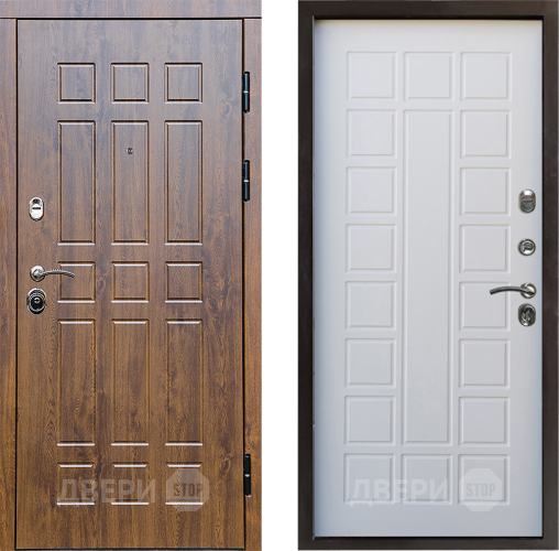 Входная металлическая Дверь Престиж Стандарт Престиж Белое дерево в Троицк